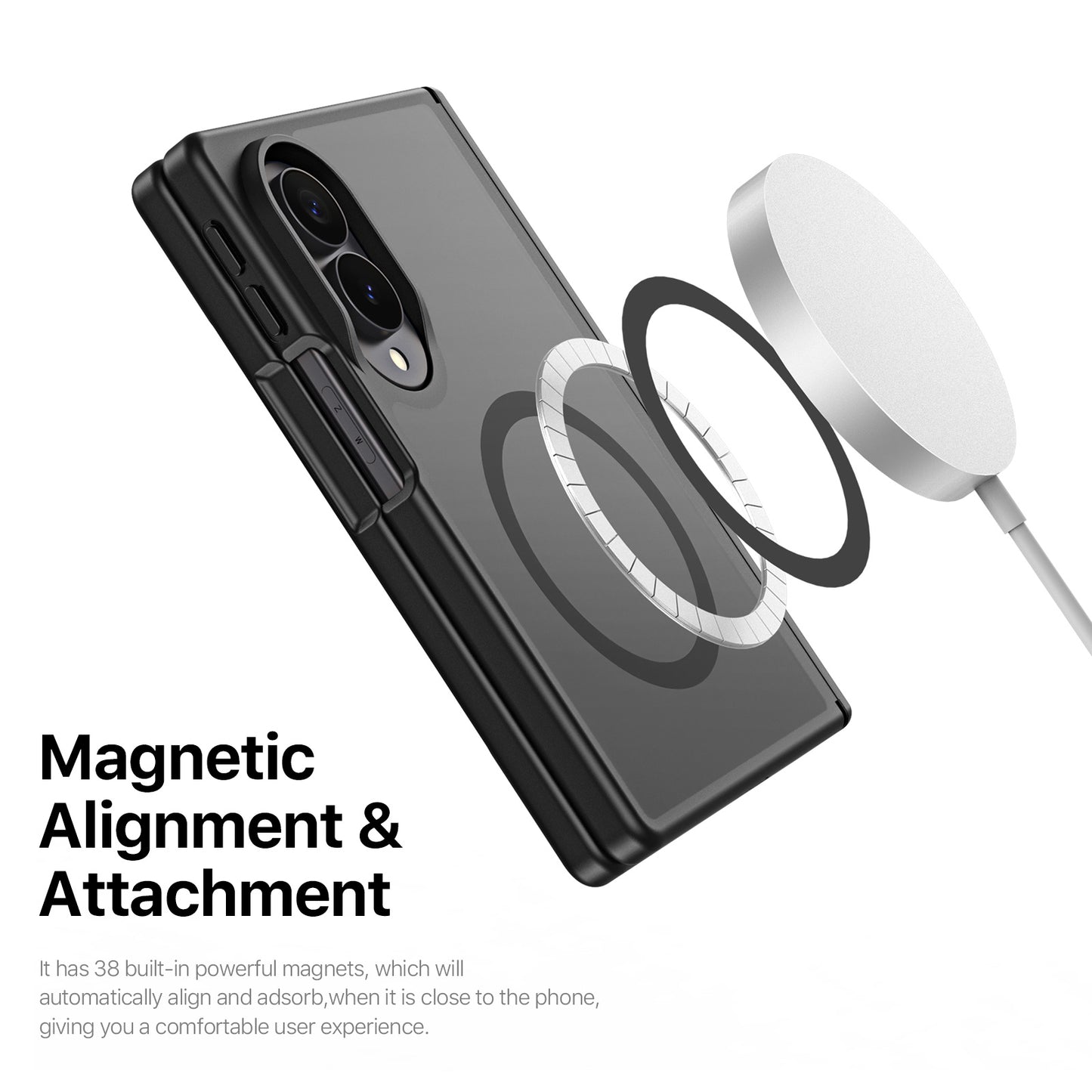 DUX DUCIS for Samsung Galaxy Z Fold8 Magnetic Case  Yind Series PC+TPU Phone Cover