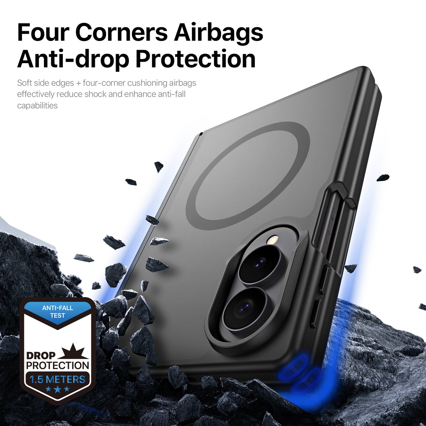 DUX DUCIS for Samsung Galaxy Z Fold8 Magnetic Case  Yind Series PC+TPU Phone Cover