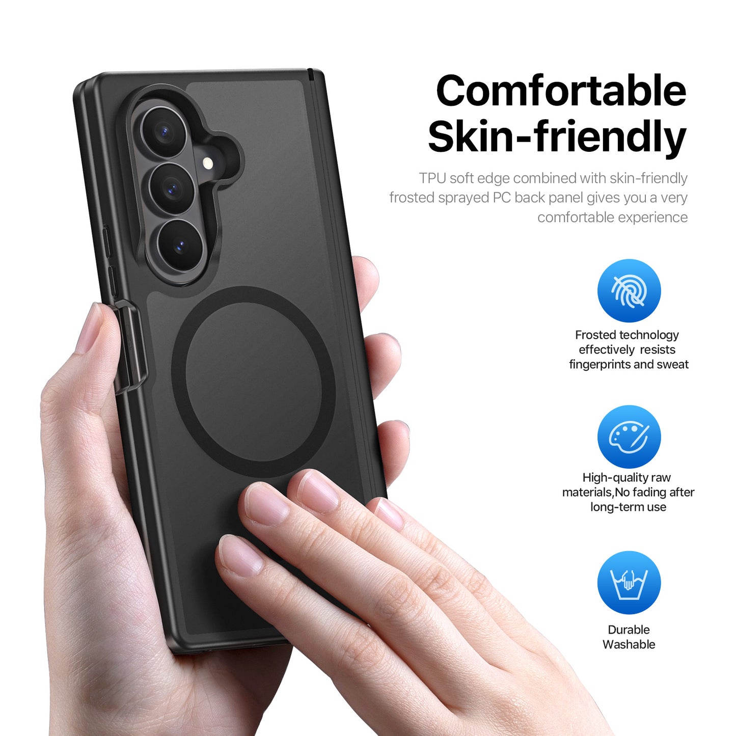 DUX DUCIS for Samsung Galaxy Z Fold8 Ultra / Z Fold7 5G Magnetic Case  Yind Series PC+TPU Phone Cover