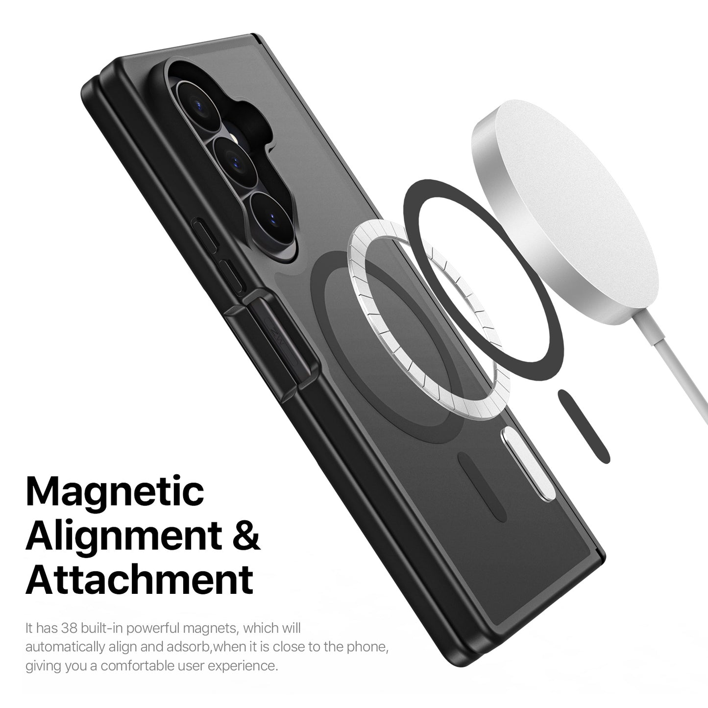 DUX DUCIS for Samsung Galaxy Z Fold8 Ultra / Z Fold7 5G Magnetic Case  Yind Series PC+TPU Phone Cover