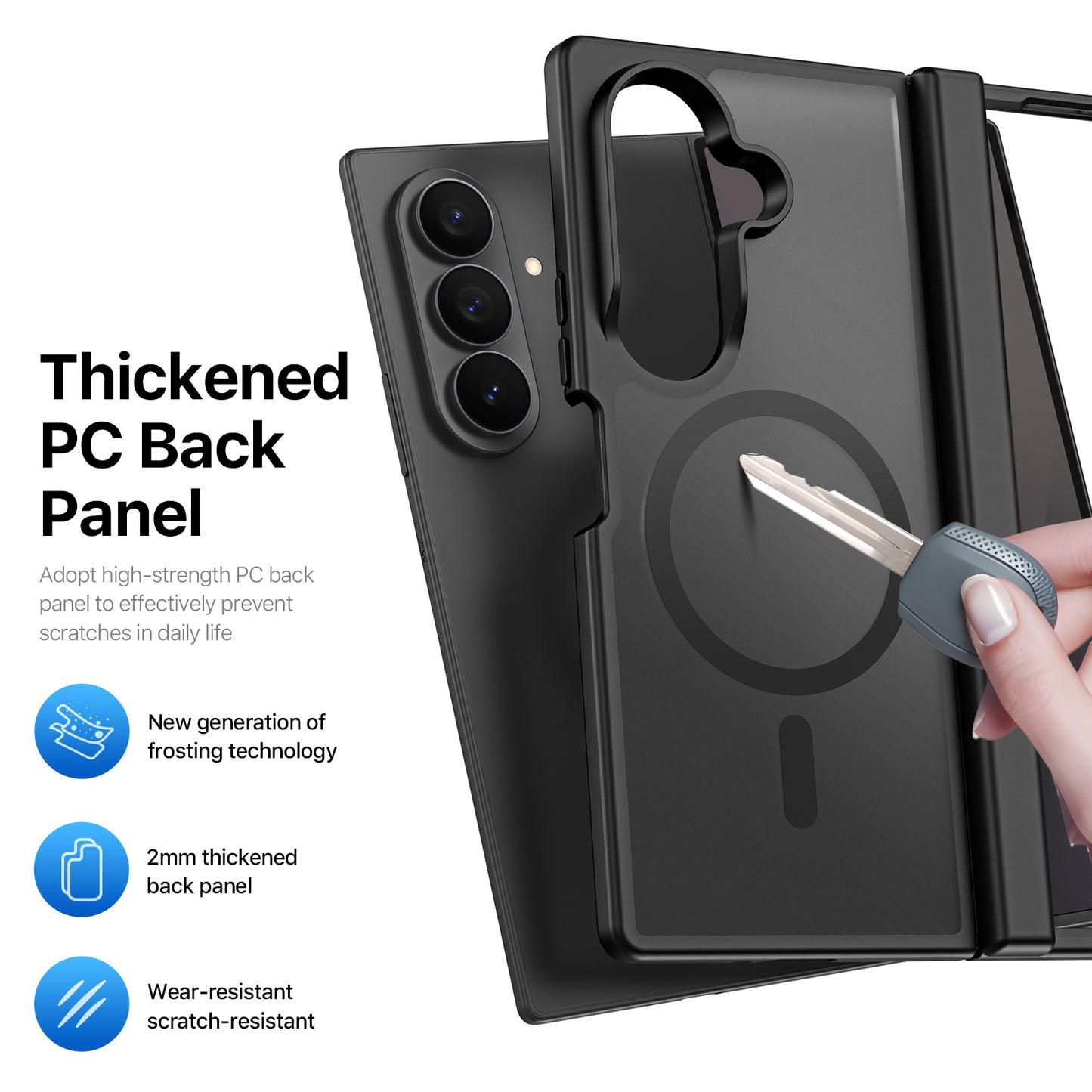 DUX DUCIS for Samsung Galaxy Z Fold8 Ultra / Z Fold7 5G Magnetic Case  Yind Series PC+TPU Phone Cover