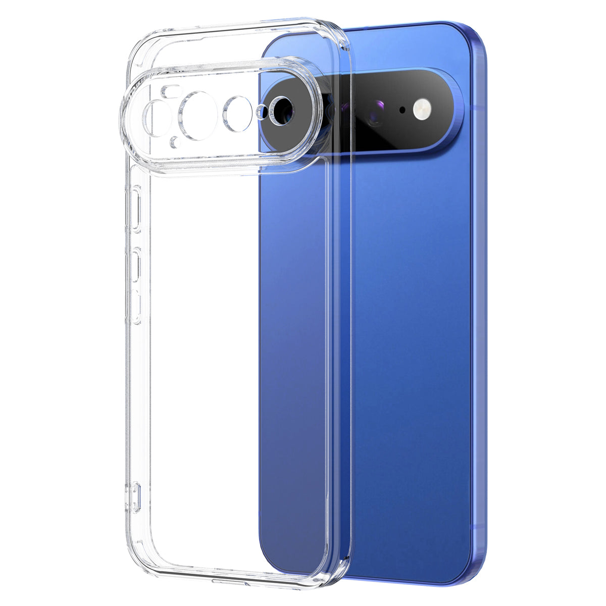 For Google Pixel 11 Pro XL Clear Phone Case TPU+Acrylic Shockproof Phone Back Cover