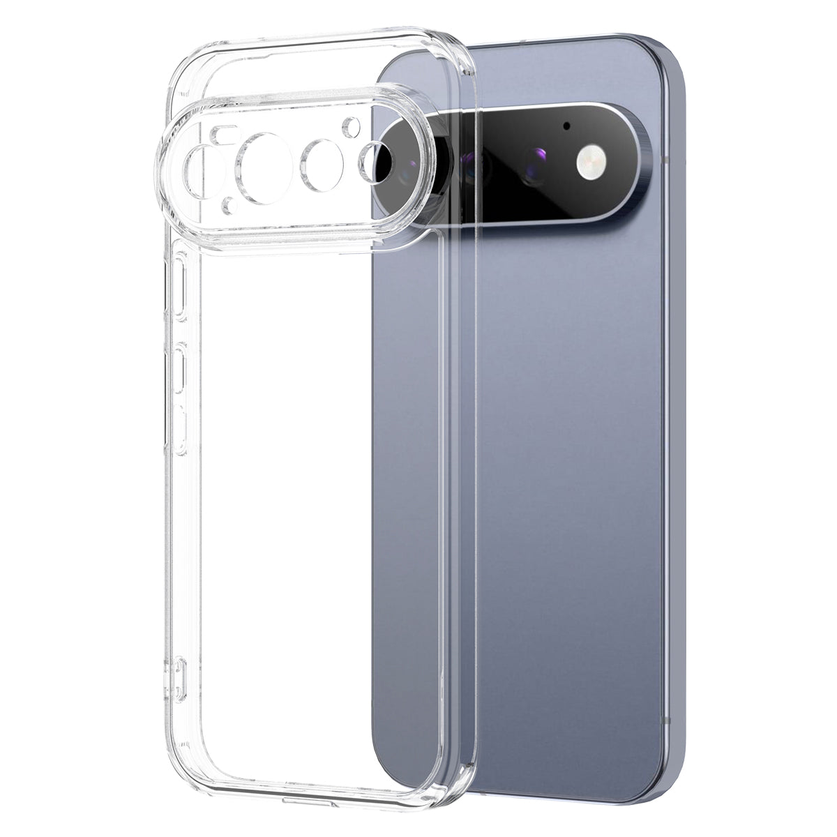 For Google Pixel 11 Pro Clear Phone Case TPU+Acrylic Shockproof Phone Back Cover