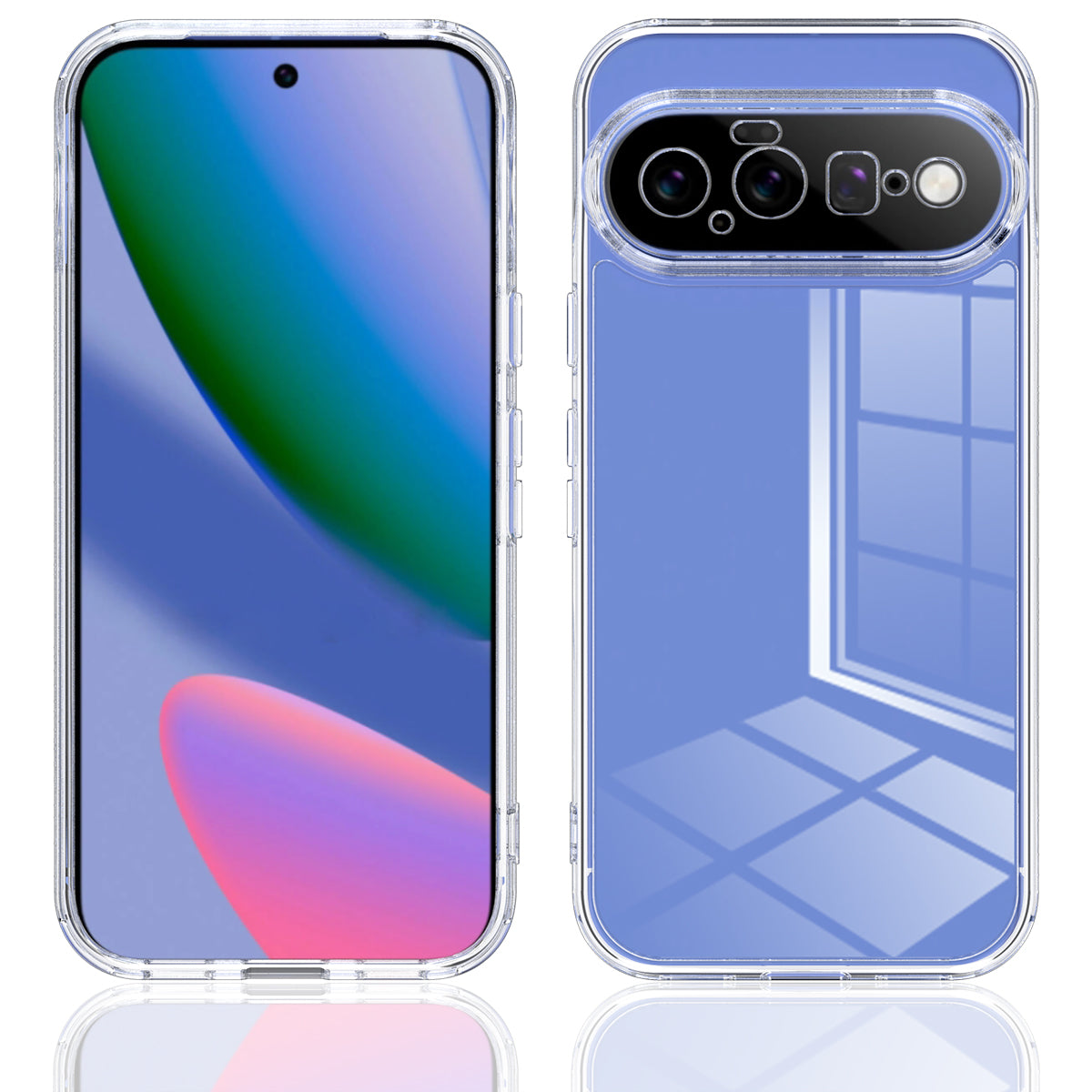 For Google Pixel 11 Clear Phone Case TPU+Acrylic Shockproof Phone Back Cover