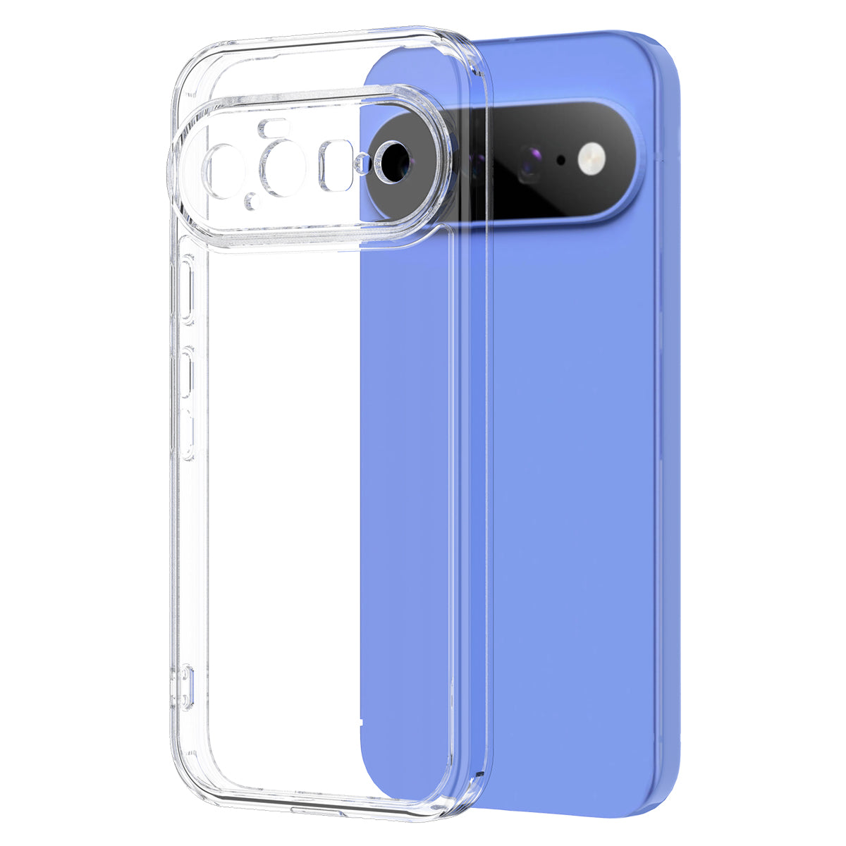 For Google Pixel 11 Clear Phone Case TPU+Acrylic Shockproof Phone Back Cover