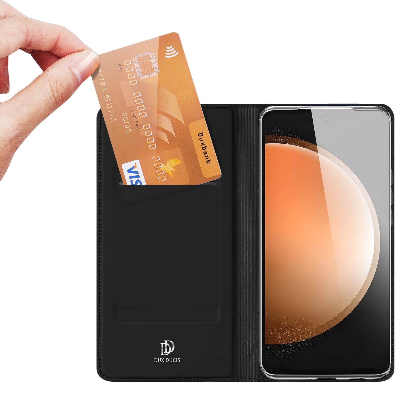 DUX DUCIS for Samsung Galaxy S26 FE Case  Skin Pro Series Leather Stand Cover Card Holder