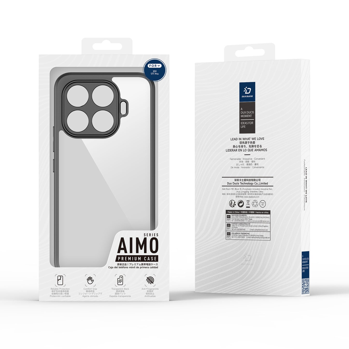 Xiaomi 17T Pro – Transparente Handyhülle aus PC und TPU