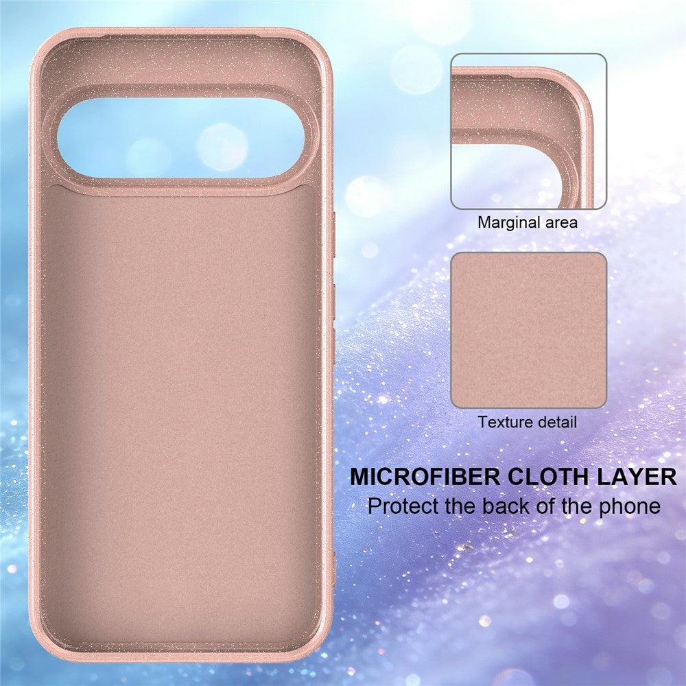 For Google Pixel 11 Pro XL Magnetic Case Glitter TPU Shockproof Phone Cover with Lanyard
