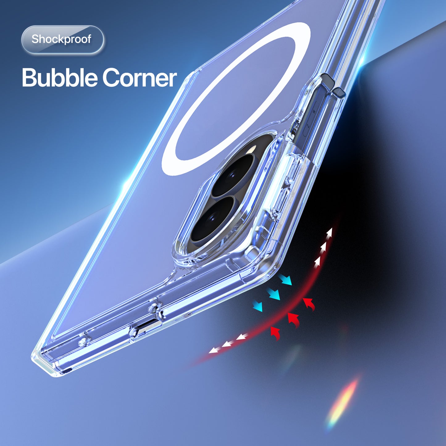 DUX DUCIS for Samsung Galaxy Z Fold8 Clin Series Back Cover PC + TPU Clear Phone Case