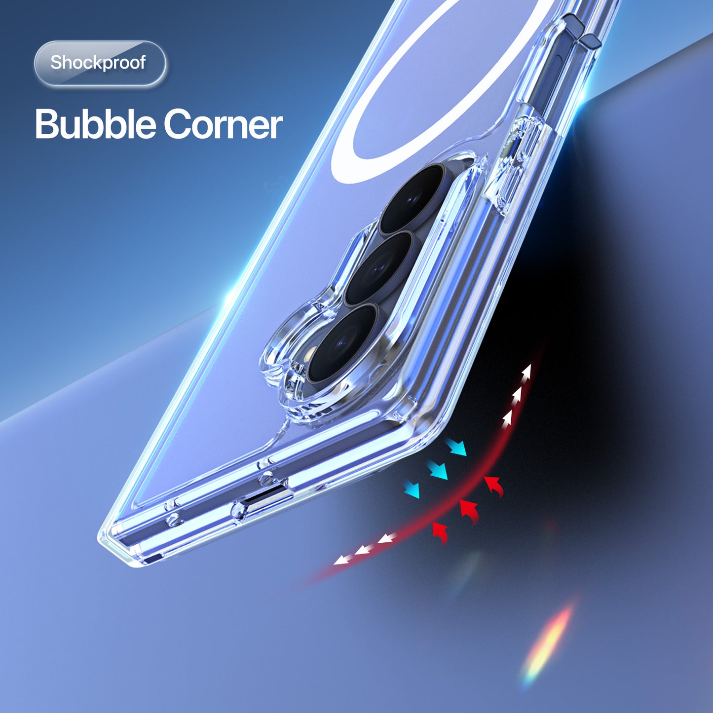 DUX DUCIS for Samsung Galaxy Z Fold8 Ultra / Z Fold7 5G Clin Series Back Cover PC + TPU Clear Phone Case