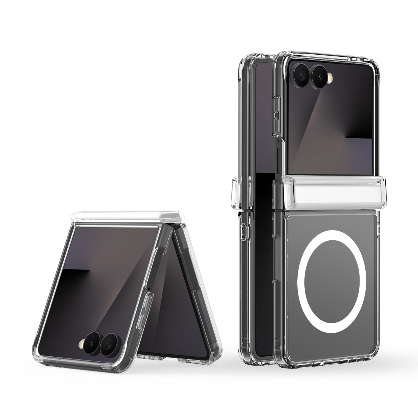 DUX DUCIS for Samsung Galaxy Z Flip8 Clin Series Back Cover PC + TPU Clear Phone Case