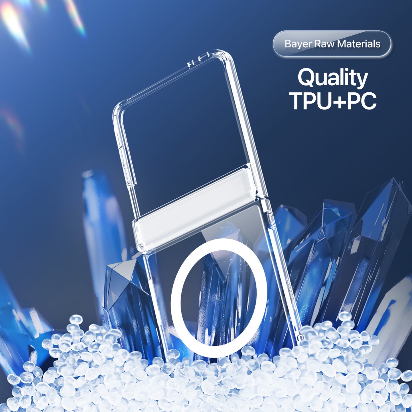 DUX DUCIS for Samsung Galaxy Z Flip8 Clin Series Back Cover PC + TPU Clear Phone Case