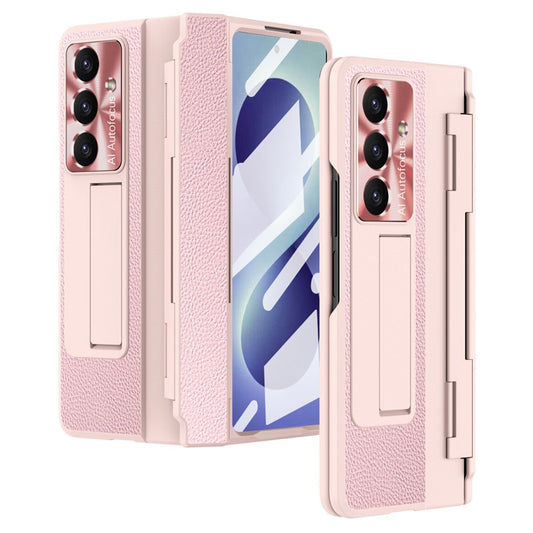 Galaxy Z Fold8 Ultra – Handyhülle aus Kunststoff und PU-Leder, mit Ständer, mit Displayschutz