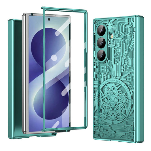 Galaxy Z Fold8 Ultra – Handyhülle aus Kunststoff und gehärtetem Glas, mit Displayschutz