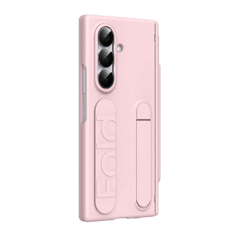 For Samsung Galaxy Z Fold8 Ultra Case Kickstand Wristband Hard PC Phone Cover with Pen Slot / Stylus