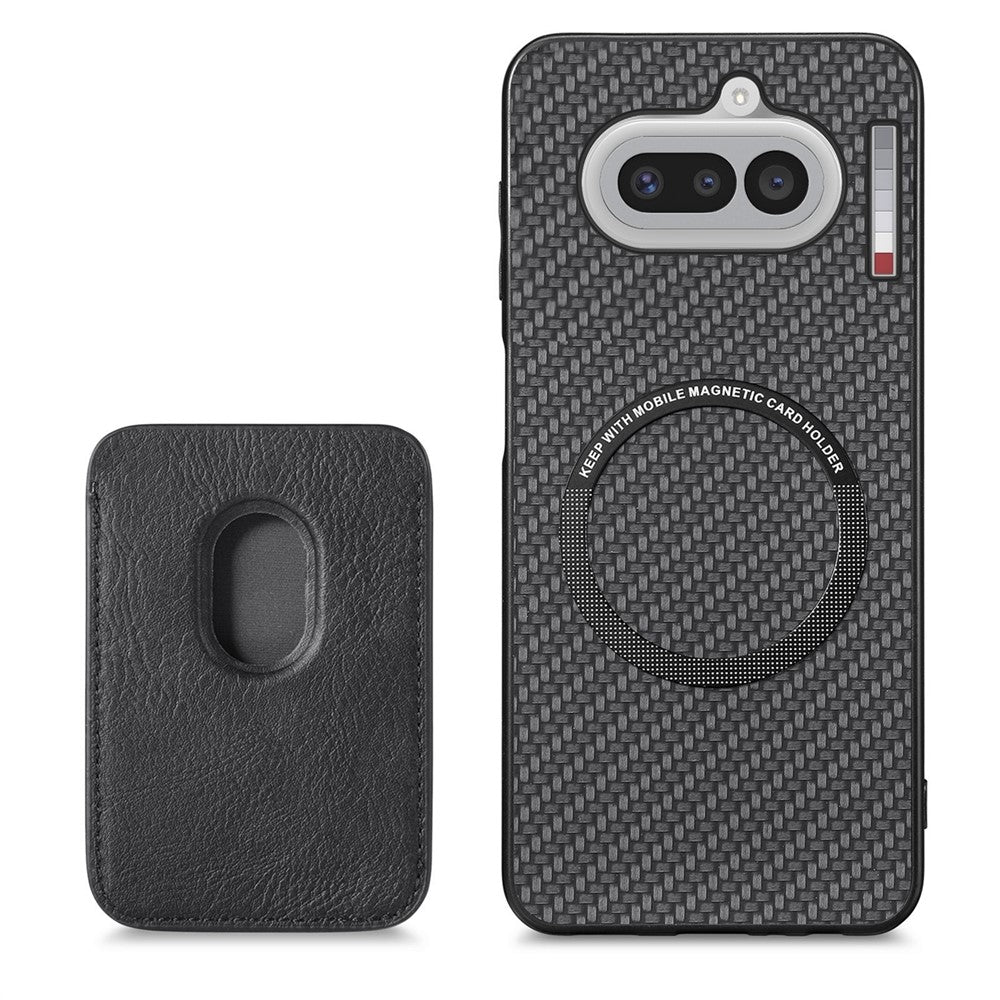 For Nothing Phone (4a) Magnetic Case Detachable Card Holder Phone Back Cover