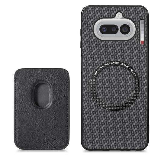 For Nothing Phone (4a) Magnetic Case Detachable Card Holder Phone Back Cover