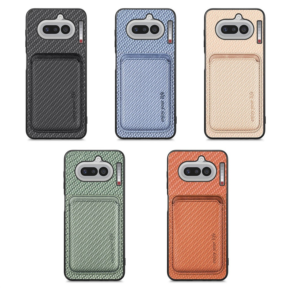 For Nothing Phone (4a) Magnetic Case Detachable Card Holder Phone Back Cover