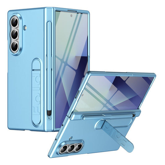 Galaxy Z Fold8 Ultra – Handyhülle aus Metall, Kunststoff und gehärtetem Glas, mit Ständer, mit Displayschutz, mit Stifthalter
