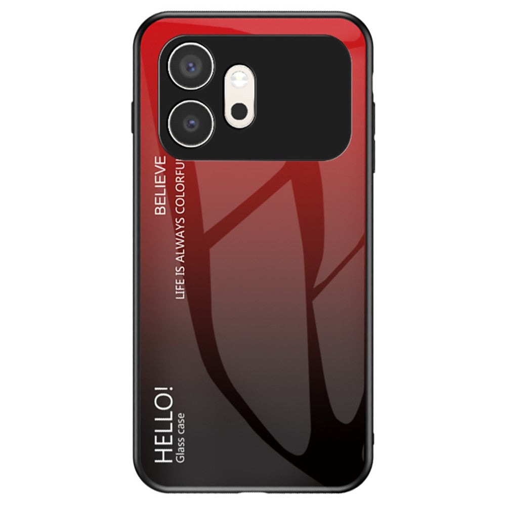 For Honor 600 5G Case Anti-Scratch Tempered Glass + PC + TPU Phone Cover
