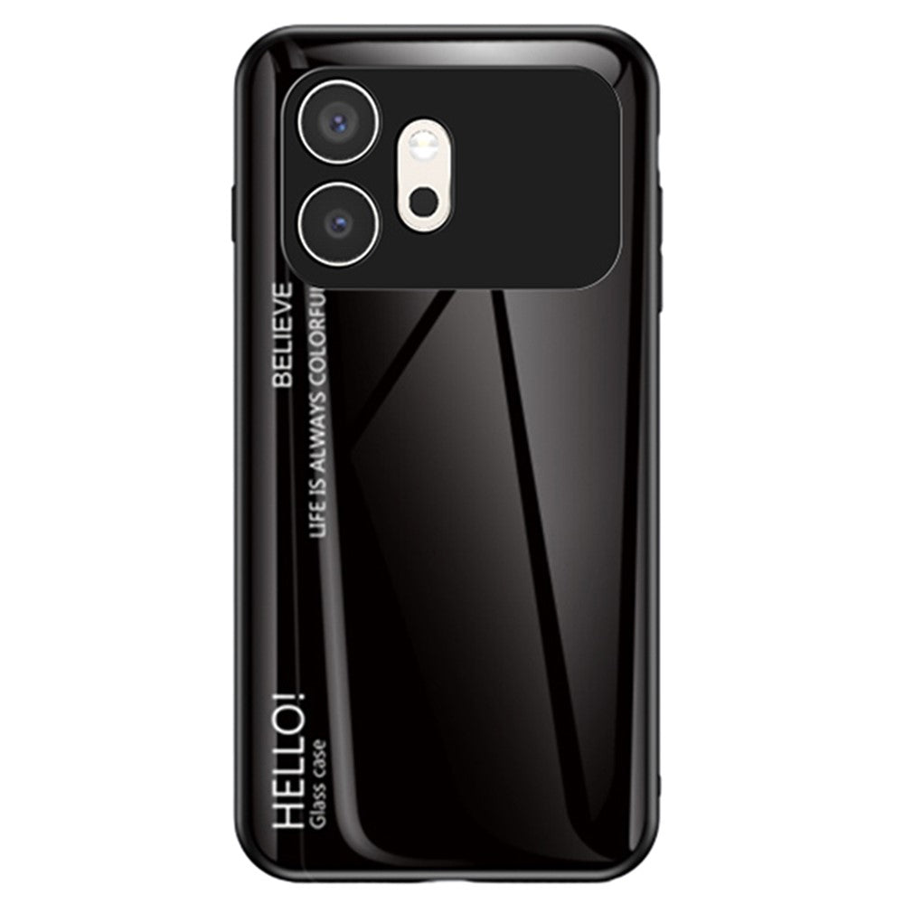For Honor 600 5G Case Anti-Scratch Tempered Glass + PC + TPU Phone Cover