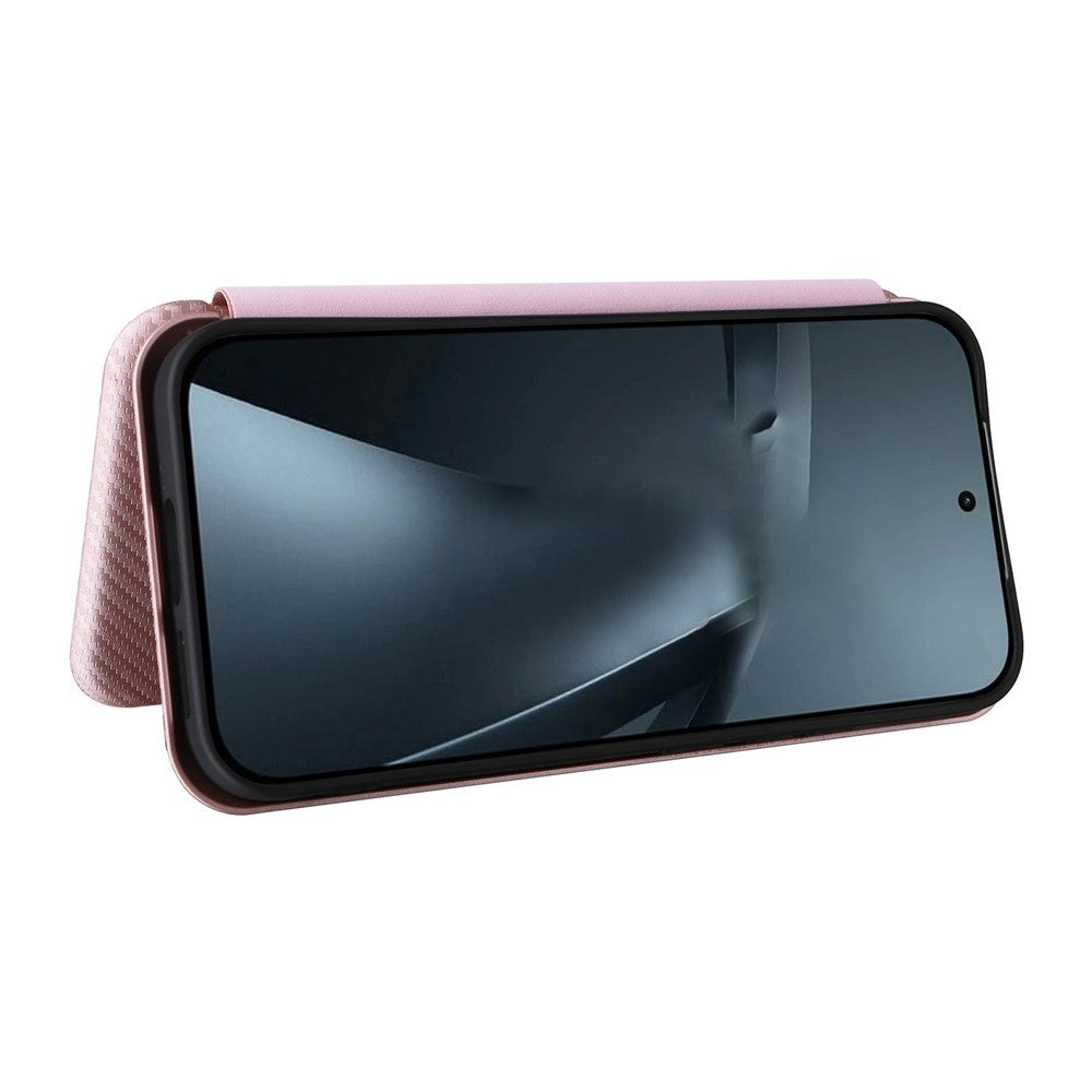 For Xiaomi 17T Case Carbon Fiber Texture Drop-Proof PU Leather Phone Cover