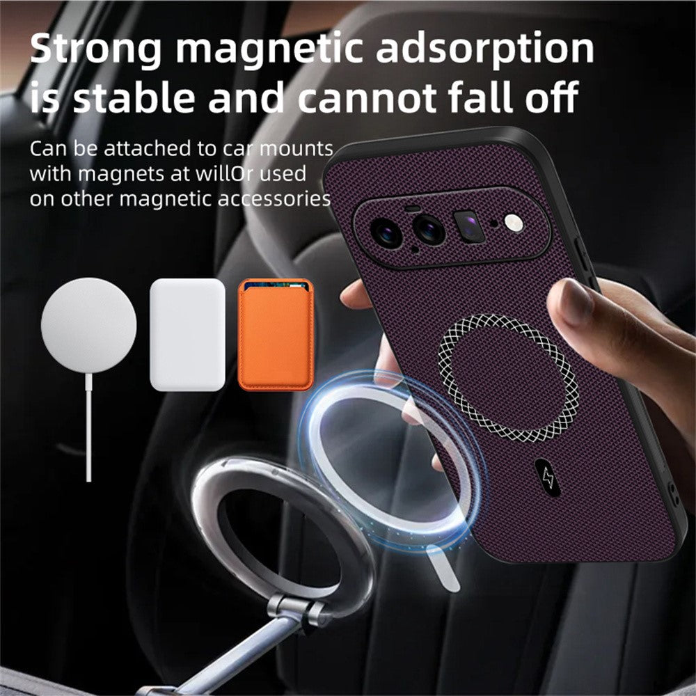 For Google Pixel 11 Case Triangle Texture PU Leather Shockproof Ultra Thin Cover