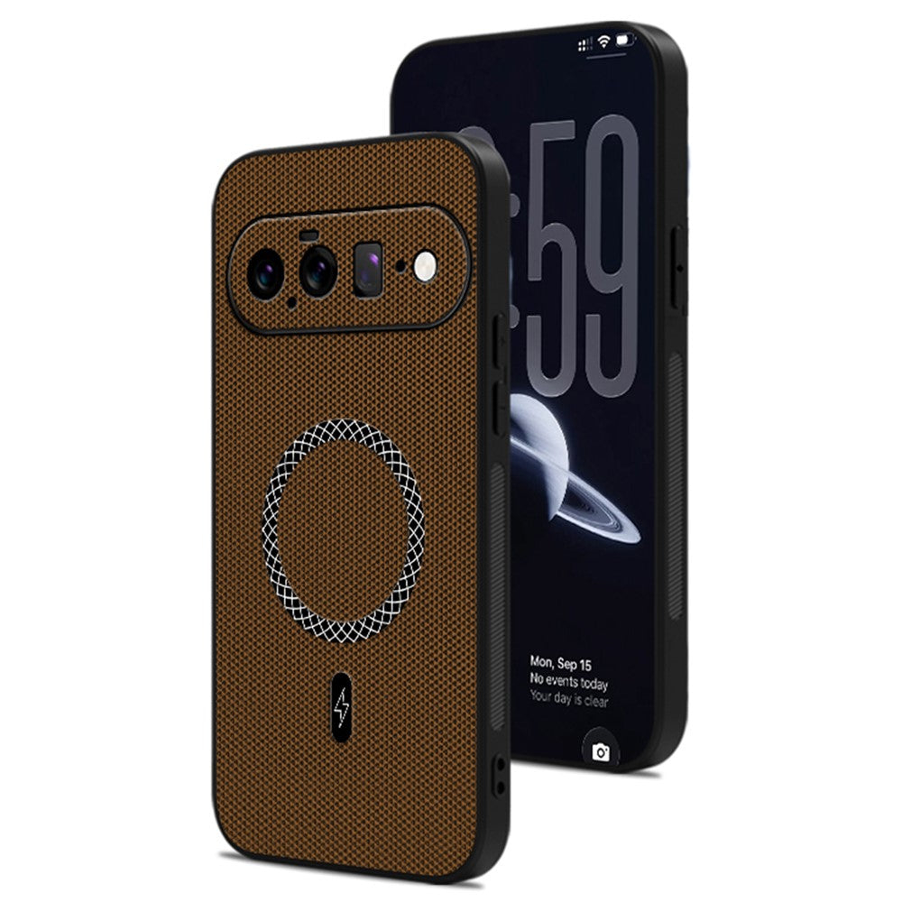 For Google Pixel 11 Case Triangle Texture PU Leather Shockproof Ultra Thin Cover