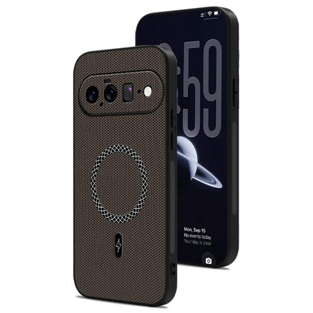 For Google Pixel 11 Case Triangle Texture PU Leather Shockproof Ultra Thin Cover