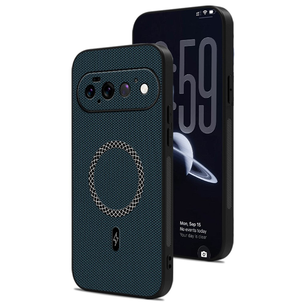 For Google Pixel 11 Pro Case Triangle Texture PU Leather Shockproof Ultra Thin Cover