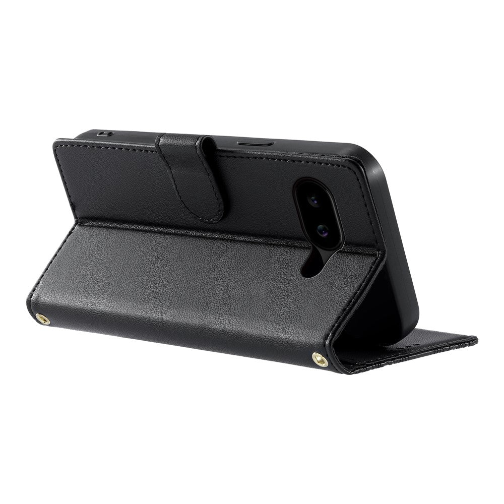 For Google Pixel 10a Case Embossed Totem Leather Flip Wallet Phone Cover with Wrist Strap