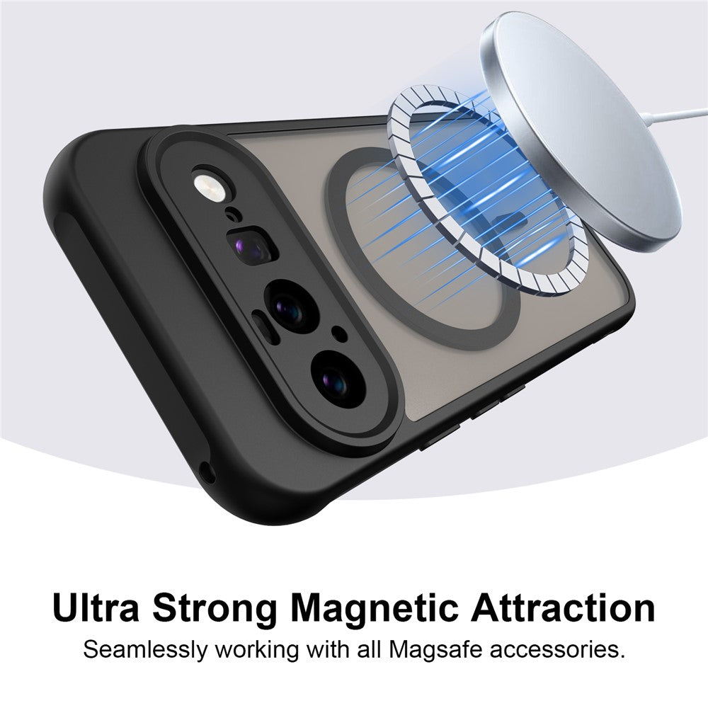 For Google Pixel 11 Magnetic Case Anti Drop Matte PC + TPU Phone Cover