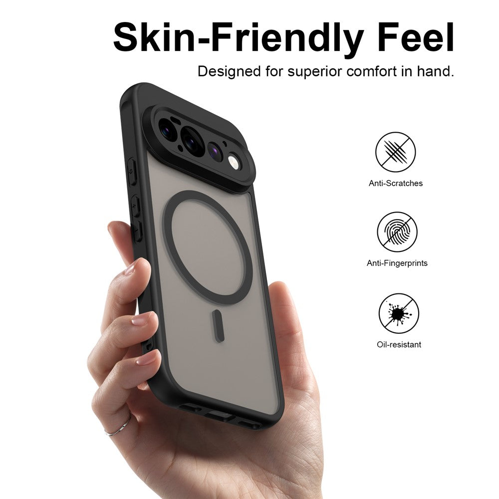 For Google Pixel 11 Pro Magnetic Case Anti Drop Matte PC + TPU Phone Cover
