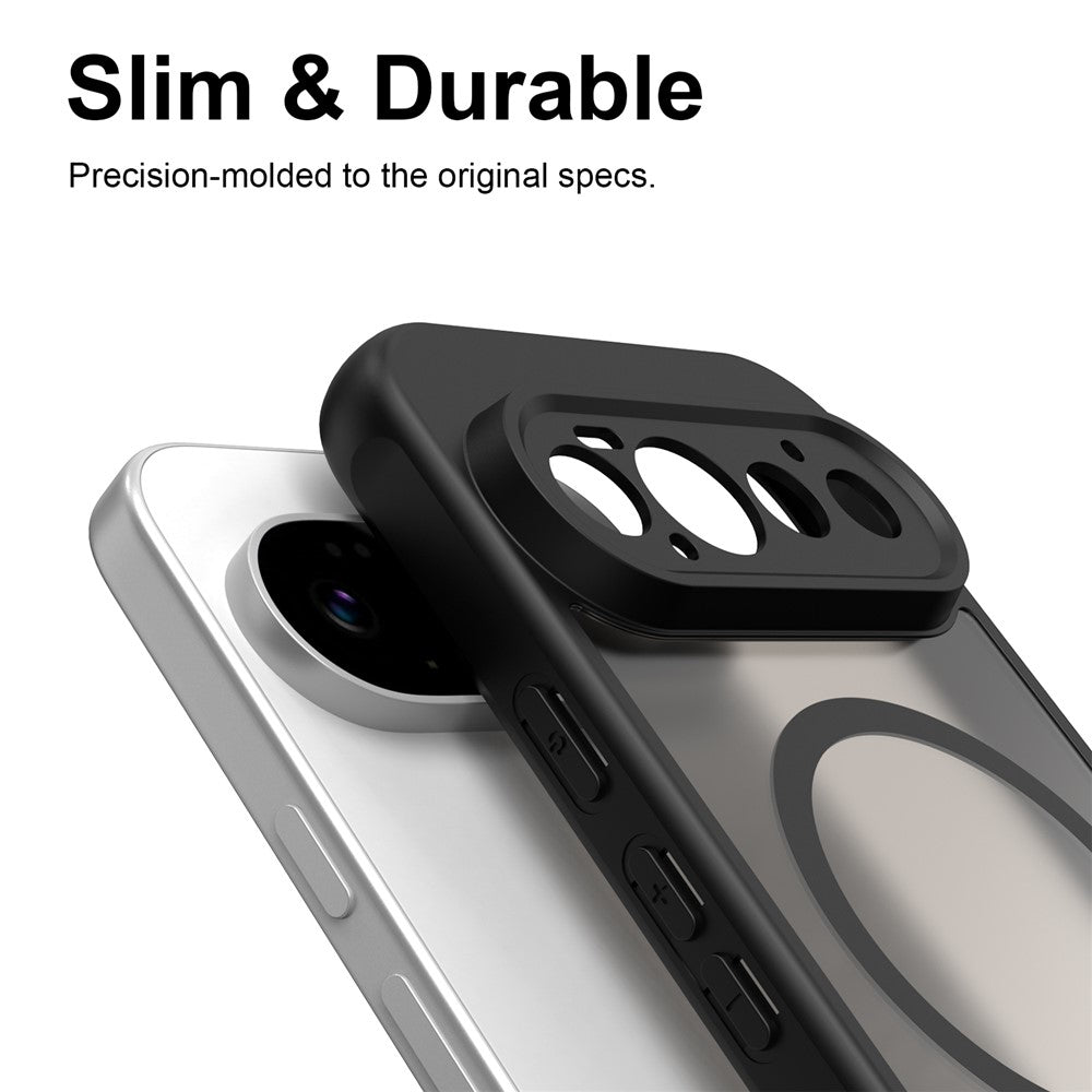 For Google Pixel 11 Pro Magnetic Case Anti Drop Matte PC + TPU Phone Cover