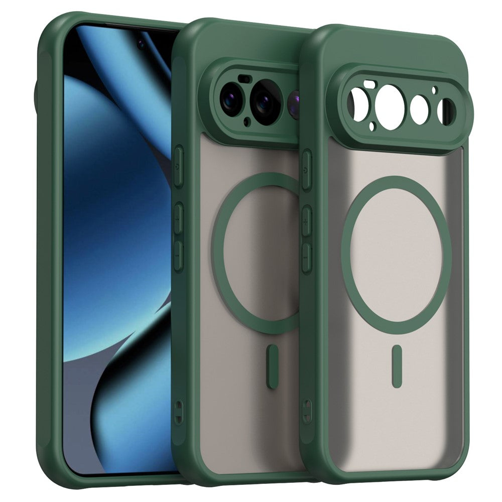 For Google Pixel 11 Pro Magnetic Case Anti Drop Matte PC + TPU Phone Cover