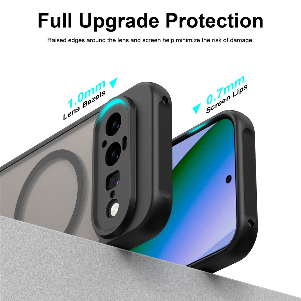 For Google Pixel 11 Pro XL Magnetic Case Anti Drop Matte PC + TPU Phone Cover