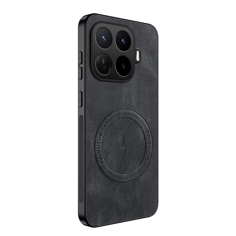 Xiaomi 17T Pro – Magnetische Handyhülle aus PC und TPU, mit Nappa-Textur