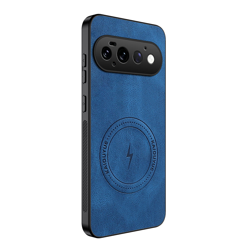 WANLONFENG for Google Pixel 11 Pro SD1 Series Magnetic Case Nappa Texture PC TPU Phone Cover