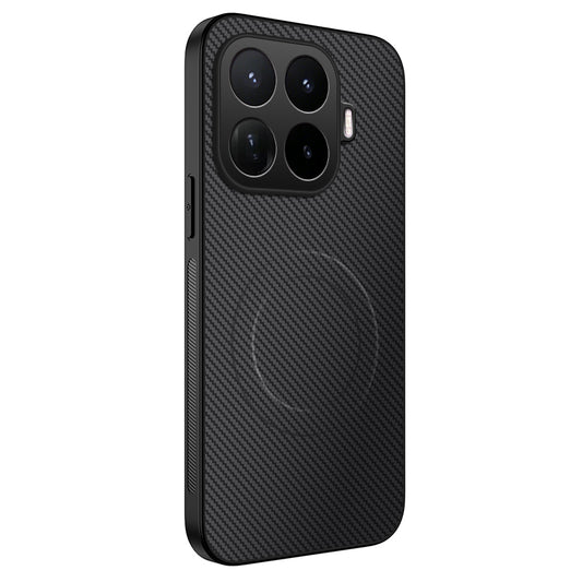 Xiaomi 17T – Magnetische Handyhülle aus PC und TPU, in Carbonfaser-Optik