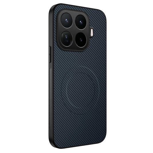 Xiaomi 17T – Magnetische Handyhülle aus PC und TPU, in Carbonfaser-Optik