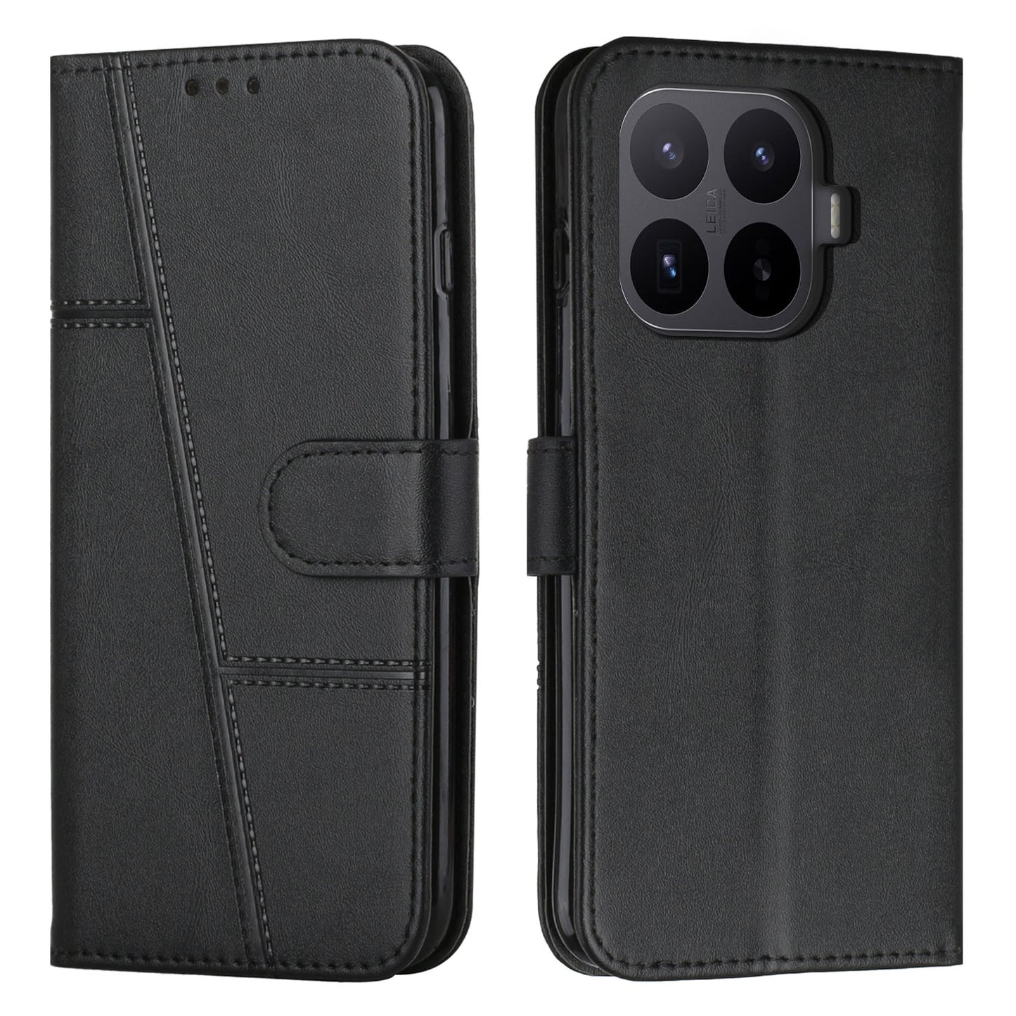 For Xiaomi 17T Leather Phone Case  Foldable Stand Wallet Flip Cover with Strap
