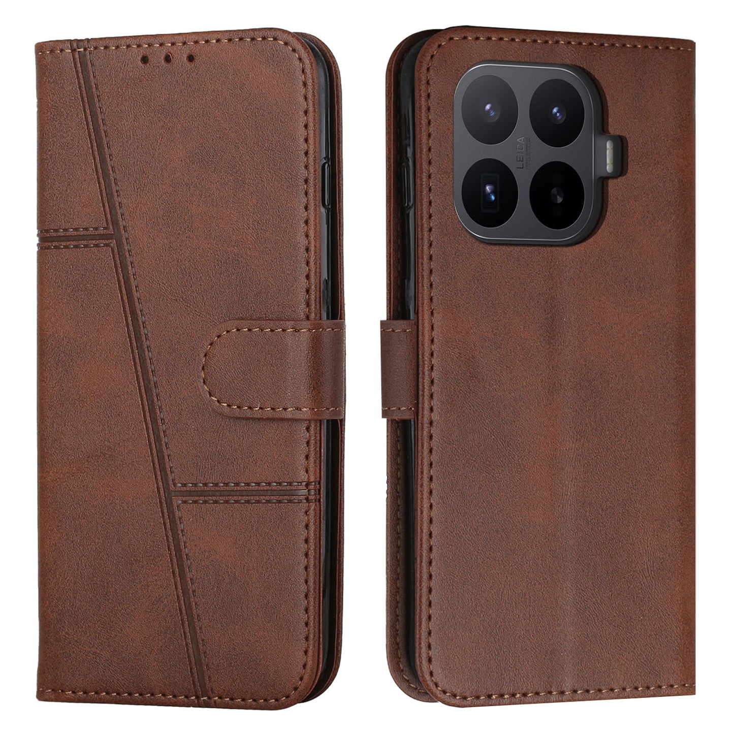 For Xiaomi 17T Leather Phone Case  Foldable Stand Wallet Flip Cover with Strap
