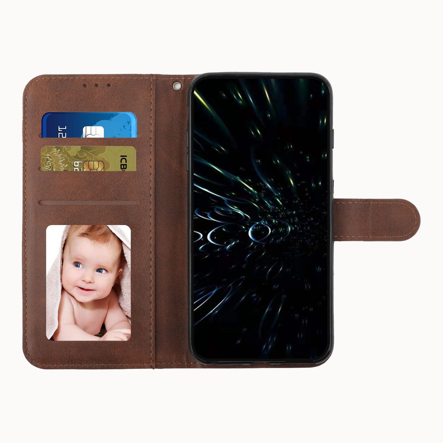 For Xiaomi 17T Leather Phone Case  Foldable Stand Wallet Flip Cover with Strap