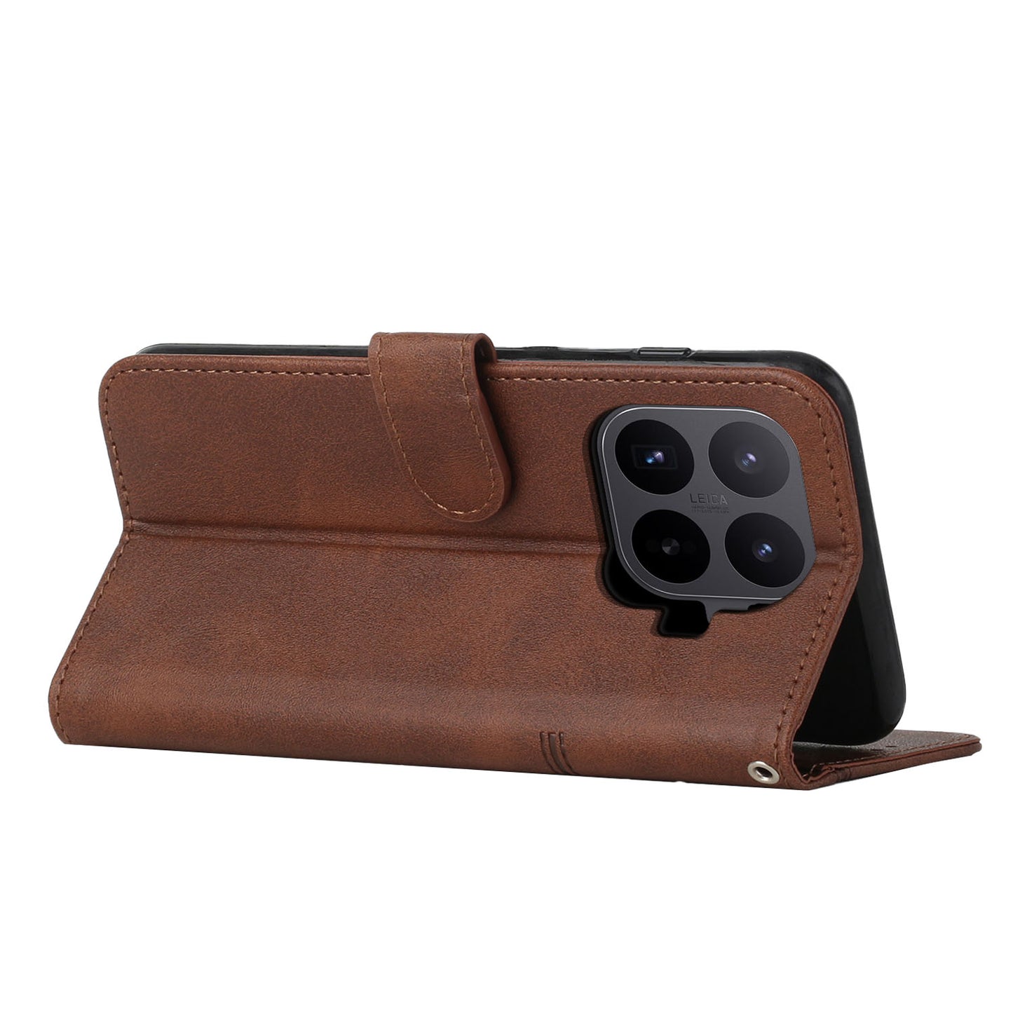 For Xiaomi 17T Pro Leather Phone Case  Foldable Stand Wallet Flip Cover with Strap