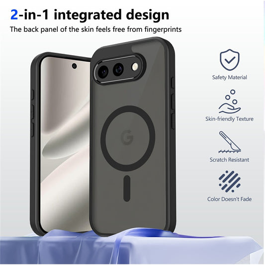 Google Pixel 10a Handyhülle – Magnetische hautfreundlich Matte PC + TPU Fallschutz