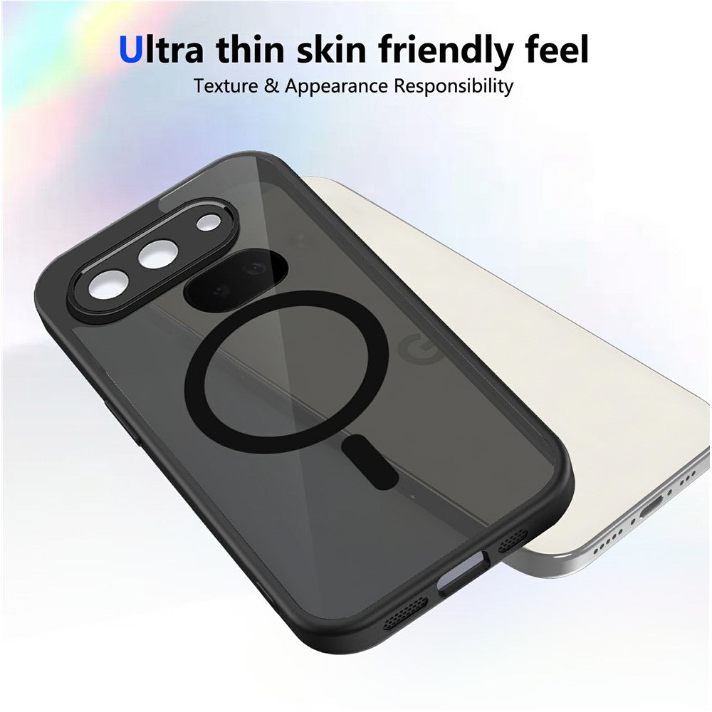 For Google Pixel 10a Magnetic Case Skin Touch Matte PC + TPU Anti-Drop Phone Cover