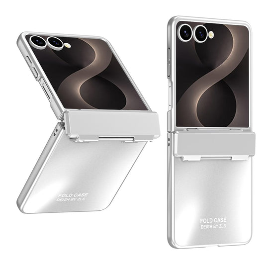 Galaxy Z Flip8 – Handyhülle aus Kunststoff und gehärtetem Glas, mit Displayschutz