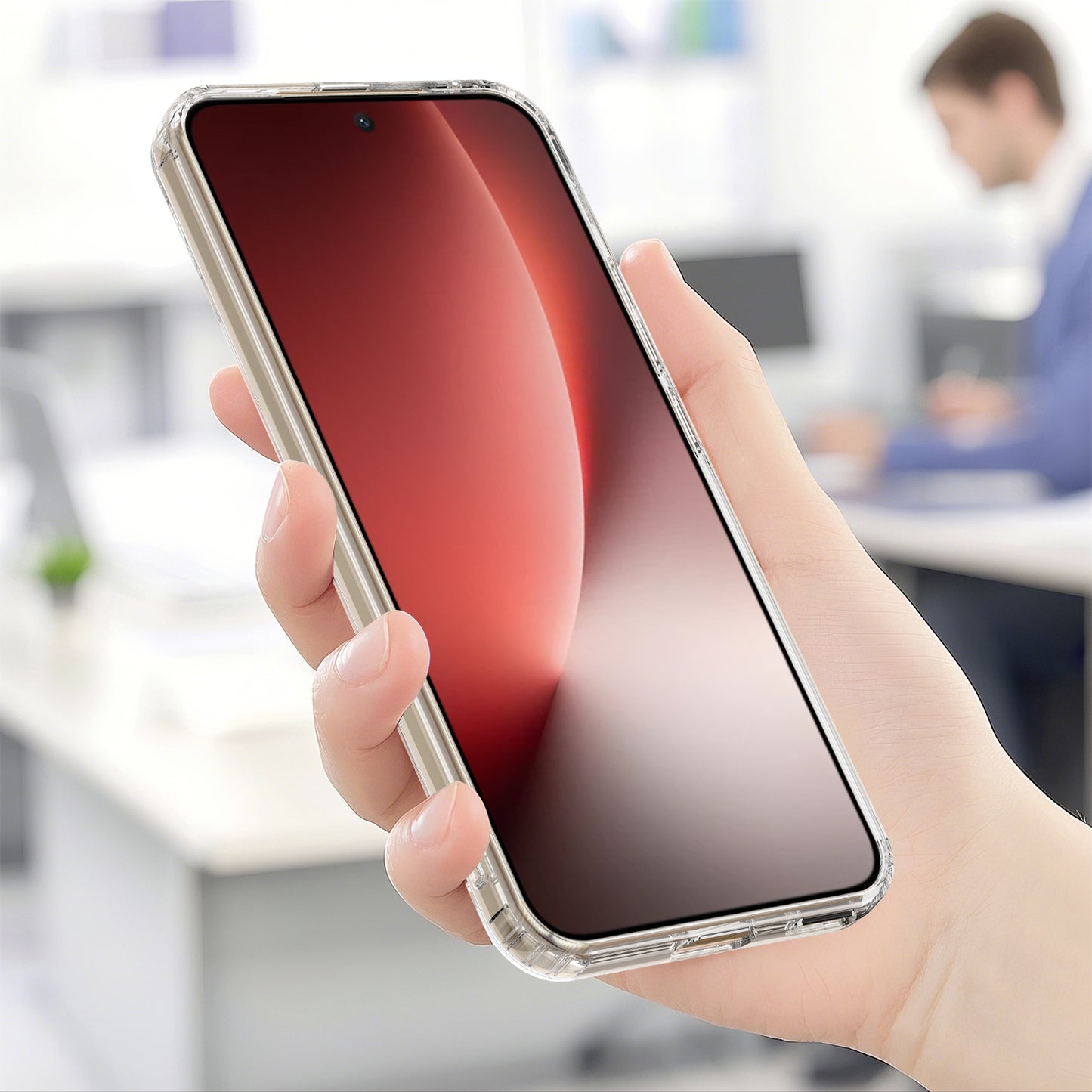 Honor X70 5G / Honor Magic8 Lite 5G / Honor X9d 5G Transparente Handyhülle – Magnetisch, aus TPU + Acryl-Rückseite