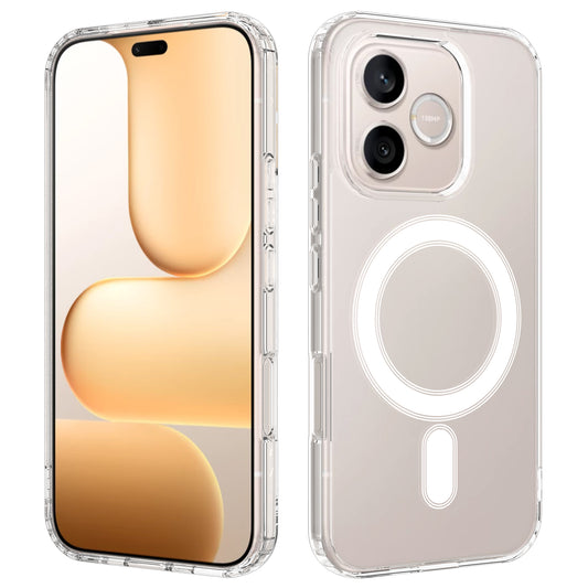 Honor 500 Smart 5G / Honor X80i 5G / Honor 600 Lite 5G Transparente Handyhülle – Magnetisch, aus TPU- & Acryl-Rückseite