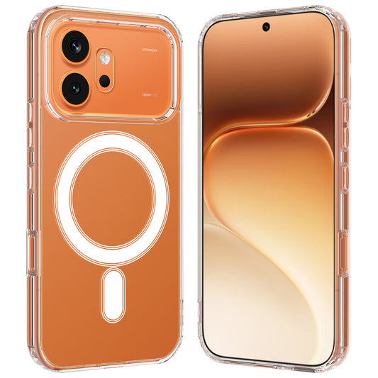 Honor 600 Pro 5G / Honor 600 5G Transparente Handyhülle – Magnetisch, aus TPU- & Acryl-Rückseite